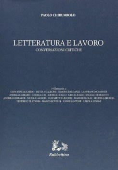 letteratura e lavoro, convenzioni critiche