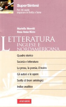 letteratura inglese e nordamericana