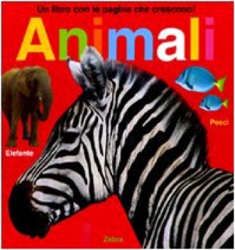 libro con le pagine che crescono! animali