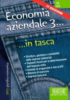 economia aziendale 3 in tasca