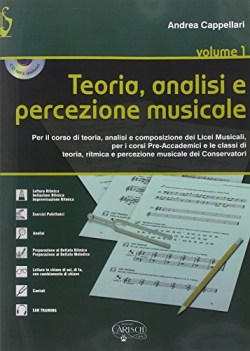 teoria analisi e percezione musicale 1 +cd