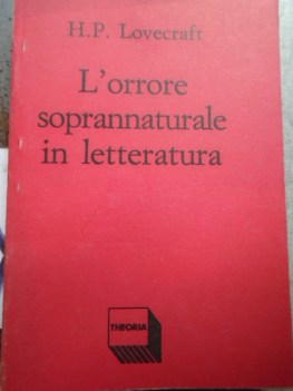 orrore soprannaturale in letteratura