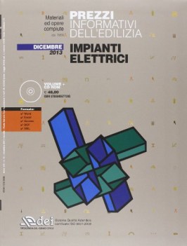 prezzi informativi per l\'edilizia impianti elettrici dicembre 2013+cd