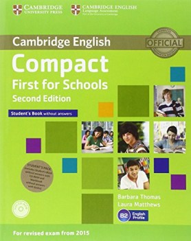 compact first for schools sb+wb nokey+cd 2nd ed.