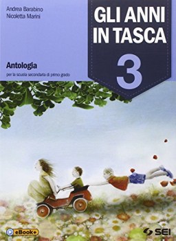 anni in tasca 3 +eb italiano, antologia media