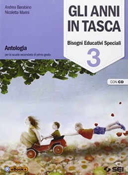 anni in tasca, bes 3 +cd +eb italiano, antologia media