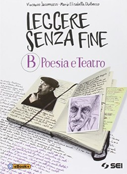 leggere senza fine b italiano, antologia bn