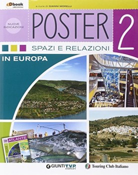 poster spazi e relazioni 2 (2t) +eb geografia sc.media