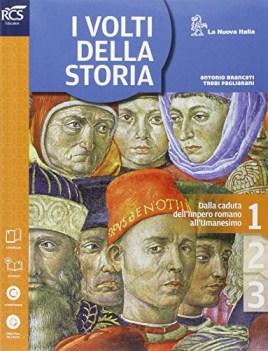 volti della storia 1 +atl.+cittadin. +eb storia scuola media