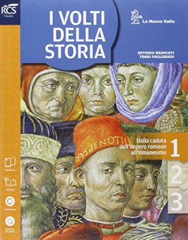 volti della storia 1 +atl. +eb storia scuola media