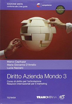 diritto azienda mondo 3 set - edizione mista