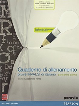 quaderno di allenamento invalsi italiano libri temi