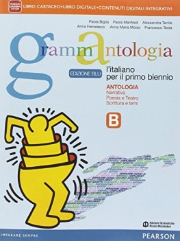 grammantologia blu b +eb italiano, antologia bn