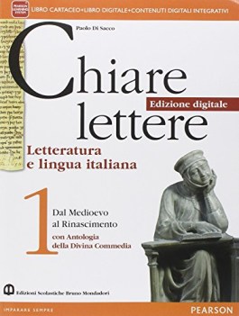 chiare lettere 1 +divina commedia +eb italiano, letteratura