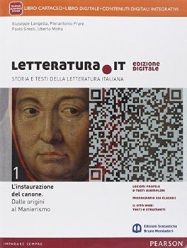 letteratura.it 1 ed.digitale italiano =9788842433071