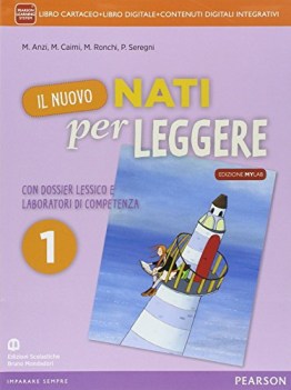 nuovo nati per leggere mylab 1 +eb italiano, antologia media