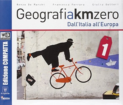 geografia a km zero 1compatta + dvd libro digitale