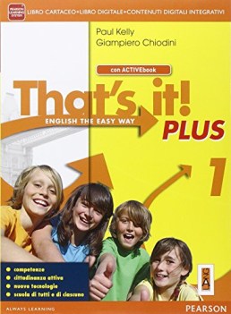 that\'s it!, plus activebook 1 +eb (2t) inglese, grammatica