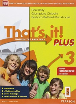 that\'s it! plus 3 +eb (2t) inglese