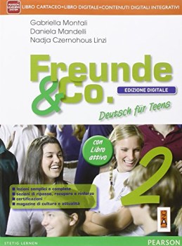 freunde and co., ed.digitale 2 +cd tedesco, grammatica