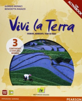 vivi la terra 3 +activebook geografia sc.media