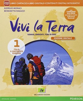 Vivi la terra 1 (4t) ed.digitale geografia sc.media