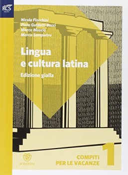 lingua e cultura latina gialla,compiti 1 latino, antologia bn