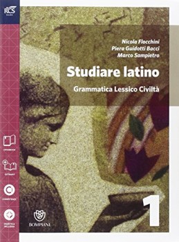 studiare latino, esercizi 1 +repertorio latino, antologia bn