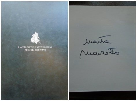 collezione d\'arte di marta marzotto con autografo