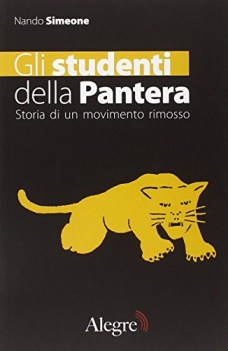 studenti della pantera storia di un movimento rimosso