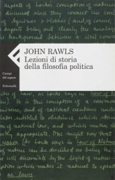 lezioni di storia della filosofia politica