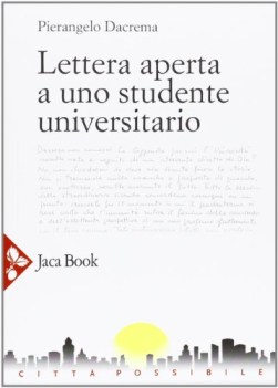 lettera aperta a uno studente universitario