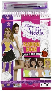 fashion book crea il tuo stile. violetta con gadget