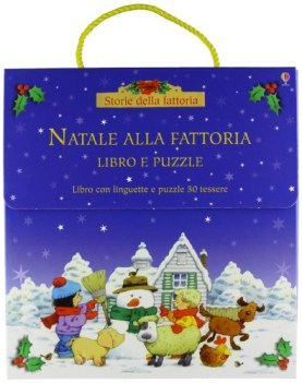 natale alla fattoria (libro+puzzle)