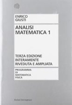 analisi matematica 1 3ediz.