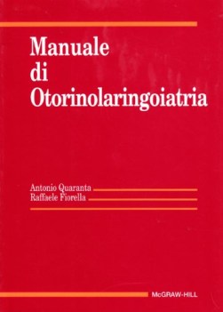 manuale di otorinolaringoiatria