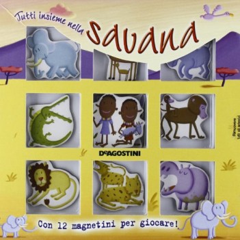 tutti insieme nella savana (con magneti)