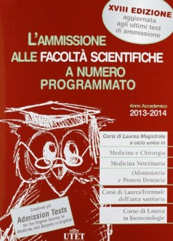 ammissione alle facolta scientifiche 2013/2014