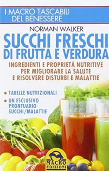 succhi freschi di frutta e verdura