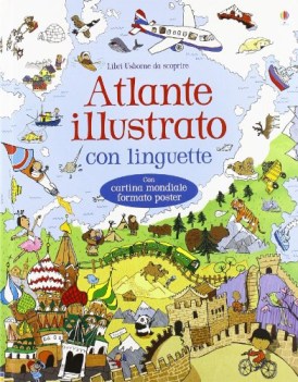 atlante illustrato con linguette