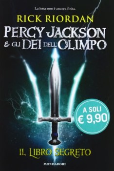 libro segreto percy jackson e gli dei dell\'olimpo