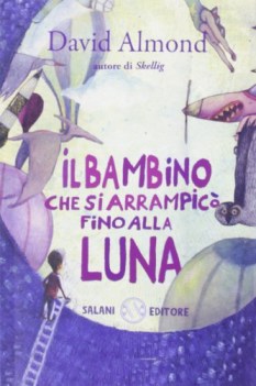 bambino che si arrampic fino alla luna