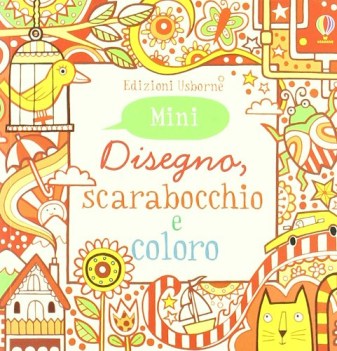 disegno scarabocchio e coloro rosso (mini)