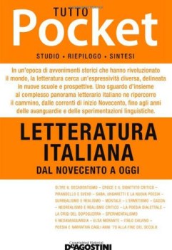 letteratura italiana dal 900 a oggi