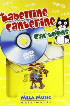 tabelline canterine cartoons +dvd e gadget