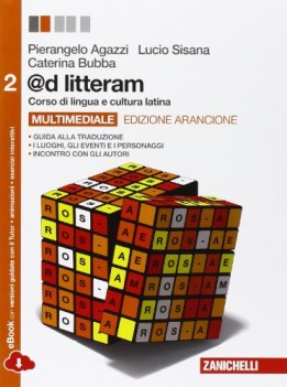 ad litteram ed.arancione 2 +eb latino, gramm.sint.eserc.