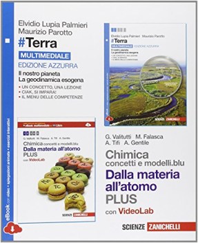 terra ed.azzurra + chimica plus +eb geografia itc, ipc