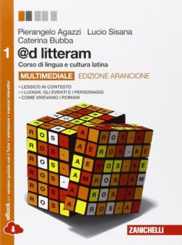 ad litteram ed.arancione 1 +eb latino, gramm.sint.eserc.