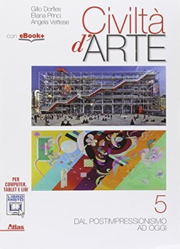 civilta d\'arte 5 +eb arte,disegno,grafica