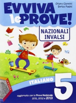 evviva le prove, italiano x 5 elem. libri vacanze